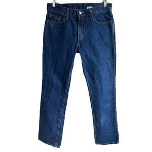 Vintage Levis 505 Jeans Mens 32x31 Blue Slim Fit Straight Denim Made USA